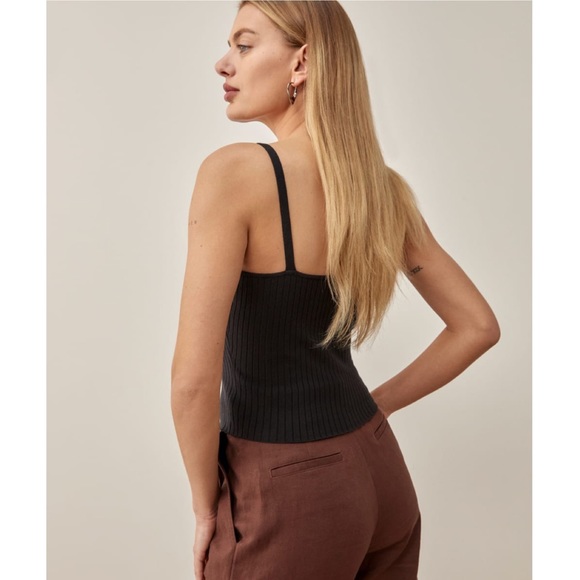 Reformation Silvana Ribbed Sweater Tank NWT - Picture 4 of 8